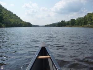 The view from the bow