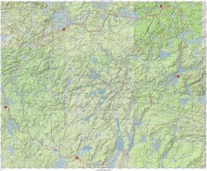 BWCAW route October 2009
