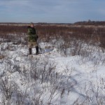 Not so exciting snowshoeing. Not so exciting snowshoeing.