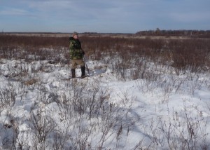Not so exciting snowshoeing.