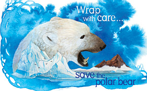 Polar Bear condom package Polar Bear condom package