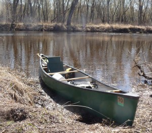 The capable craft waits patiently for us to take back to the water after a pit stop