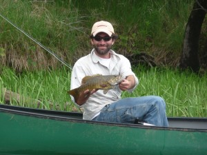 A nice smallmouth. A nice smallmouth.