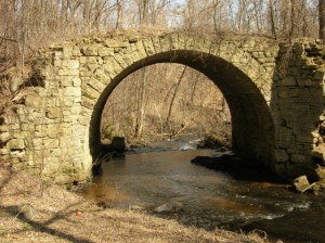 The Old Stone Bridge over Brown's Creek near Stillwater, Minnesota