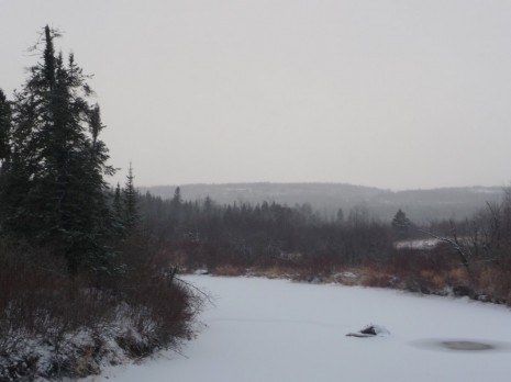 Big snowy country upriver Big snowy country upriver