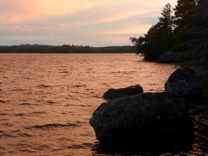 Sunset on Birch Lake