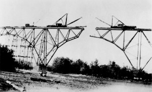 The High Bridge under construction in 1911 The High Bridge under construction in 1911