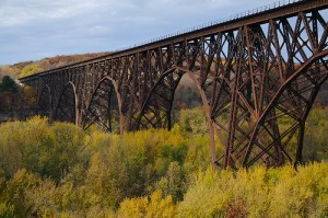The Arcola High Bridge in autumn The Arcola High Bridge in autumn