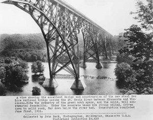 The High Bridge shortly after it was built in 1911. The High Bridge shortly after it was built in 1911.