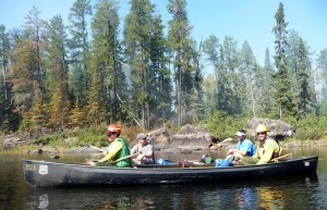 Forest Service rangers helping with public safety in the popular Lake One-Lake Two area.